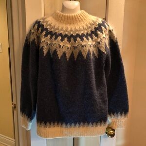 Fair Isle Icelandic Wool Sweater